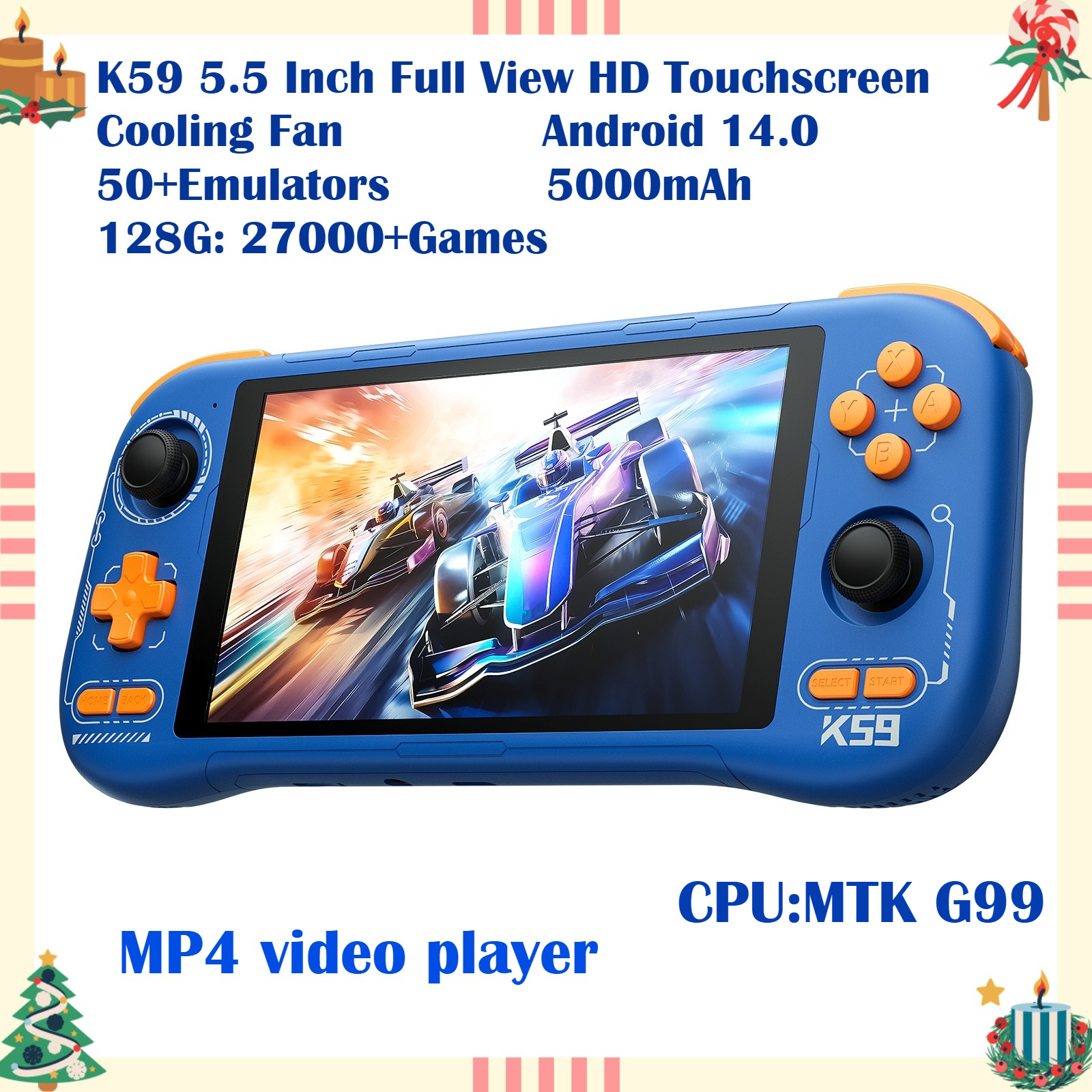 Retro Gaming Hdmi - K59 Pro Android 14 Handheld Game