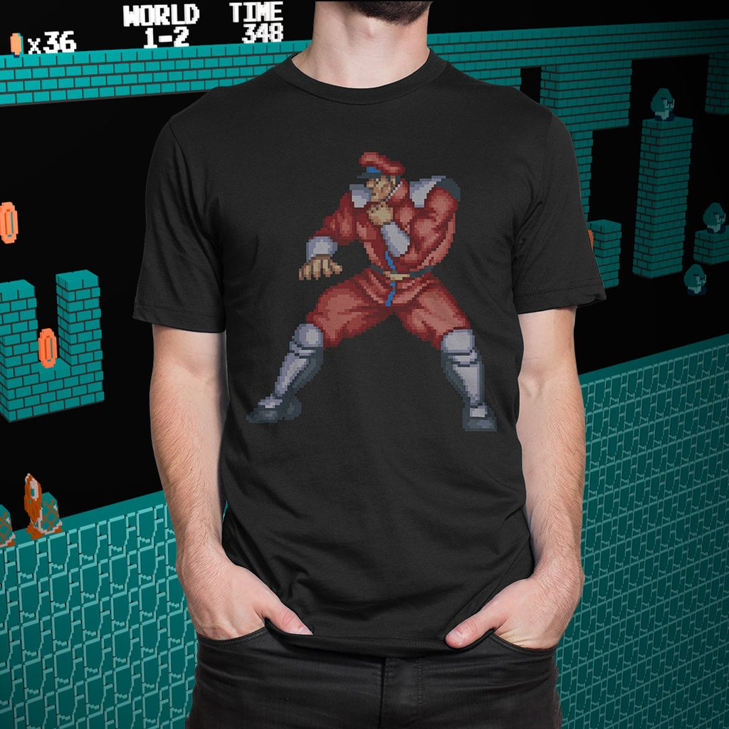 Retro Gaming Aesthetic - Street Fighter II M. Bison 8bit