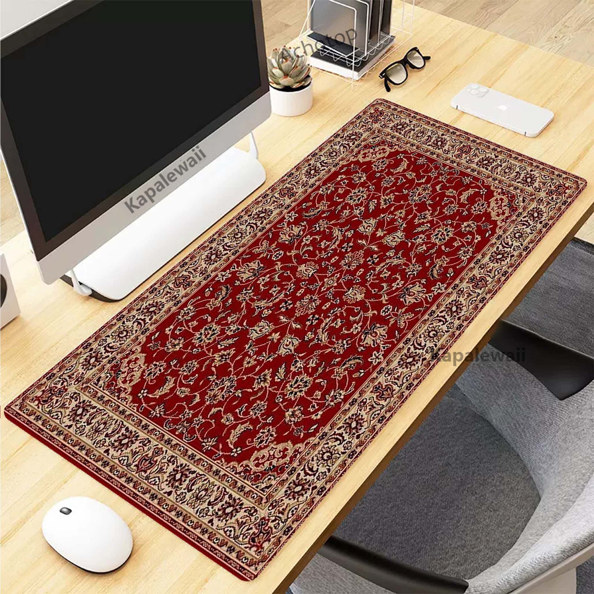 Retro Gaming Rug - Retro Persian Carpet Mouse Pad for