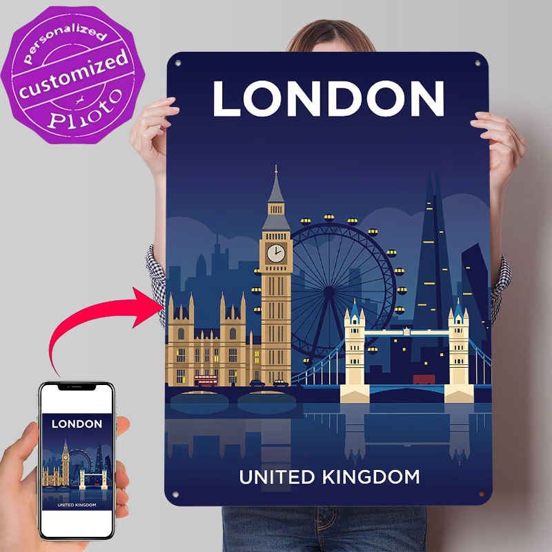 Retro Gaming At - London Skyline At Night Poster Vintage