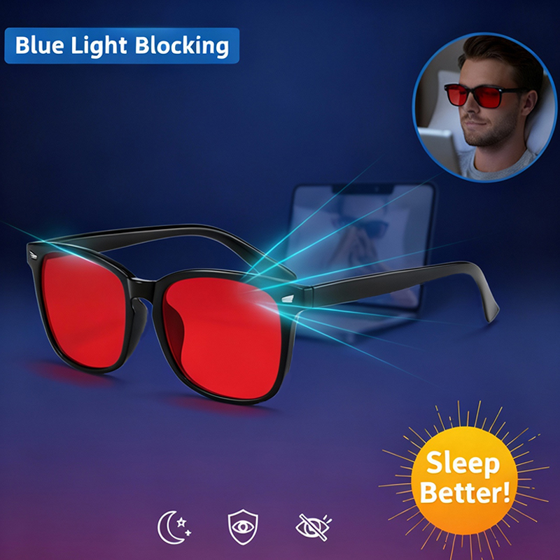 Retro Gaming Projector - Anti Blue Light Tinted Lenses Sleep