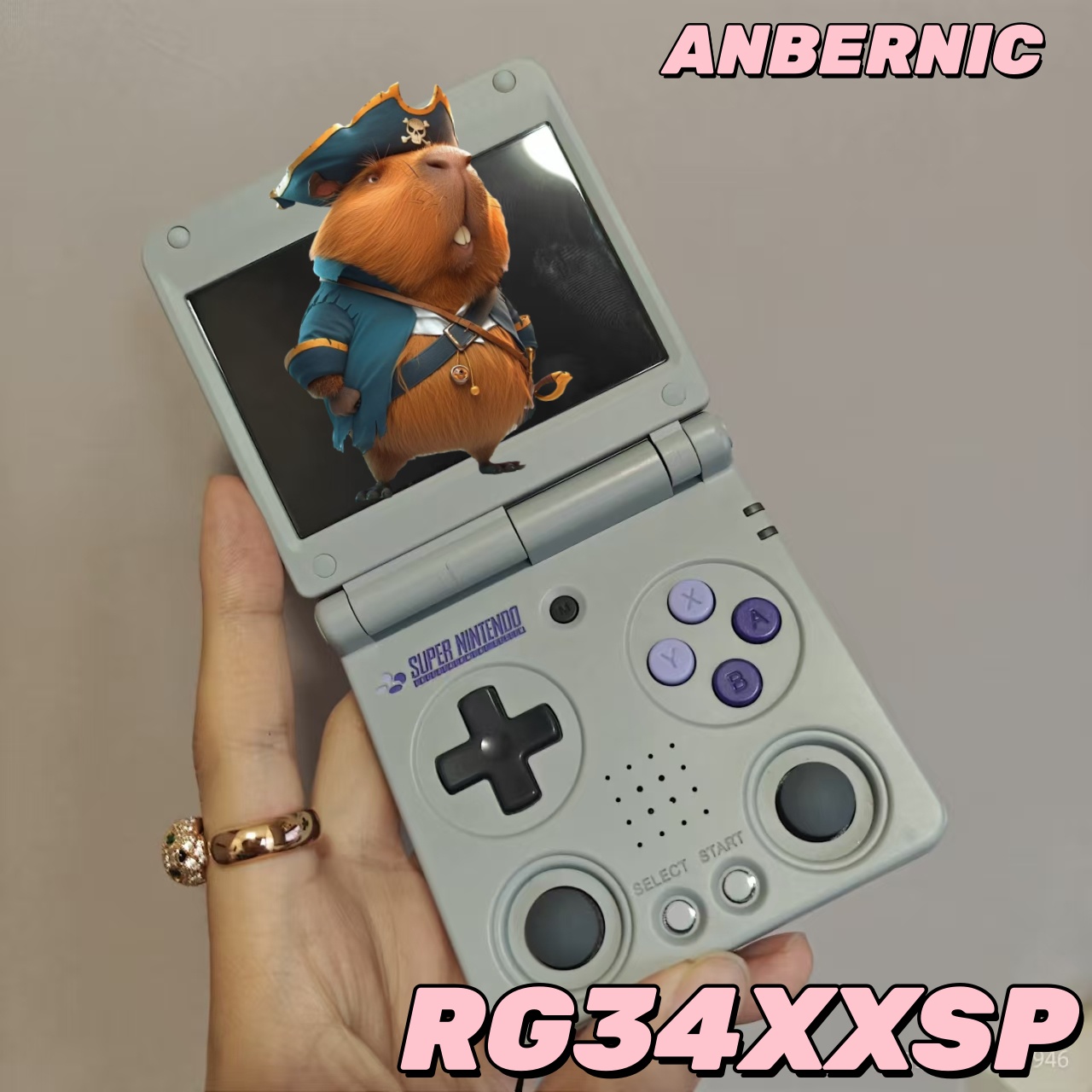Retro Gaming Hdmi - ANBERNIC RG34XXSP Flip Handheld Game Console