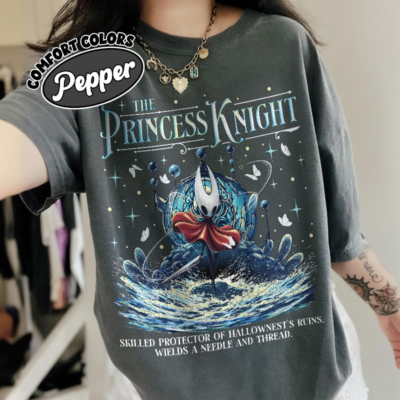 Retro Knight Gaming - Silksong Video Game Shirt Retro Silksong