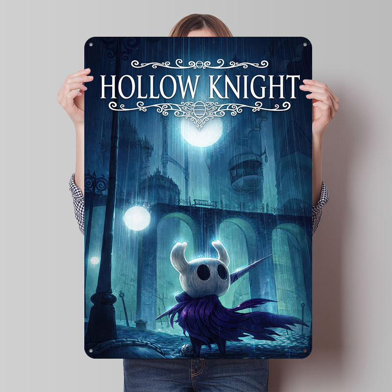 Hollow Knight Game Cover Art M - đánh giá và giá Retro Knight Gaming