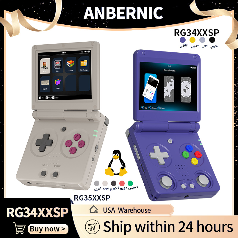 Anbernic RG34XXSP RG35XXSP Fli - đánh giá và giá Retro Gaming Hdmi