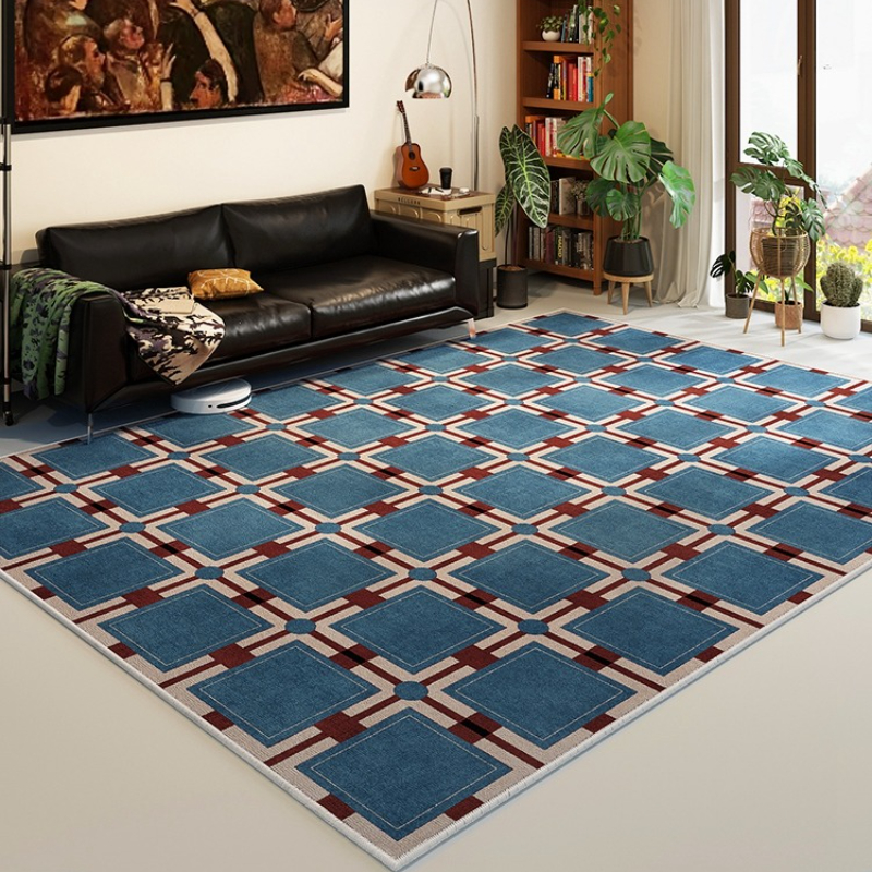 Retro Plaid Living Room Decora - đánh giá và giá Retro Gaming Rug