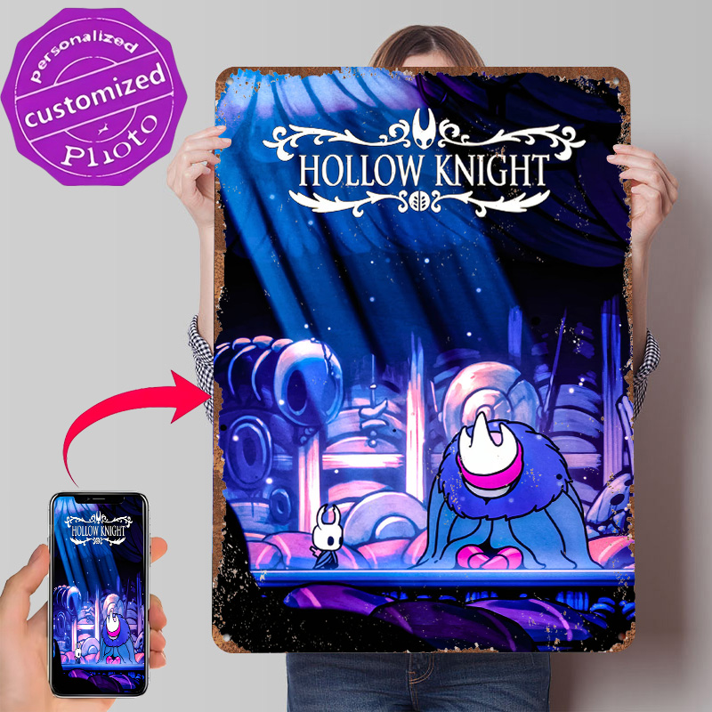 Hollow Knight Game Art Printed - đánh giá và giá Retro Knight Gaming