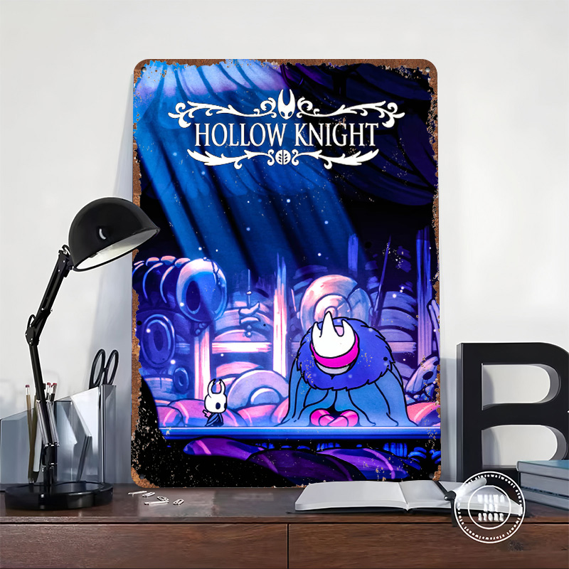 Hollow Knight Game Art Printed - đánh giá và giá Retro Knight Gaming