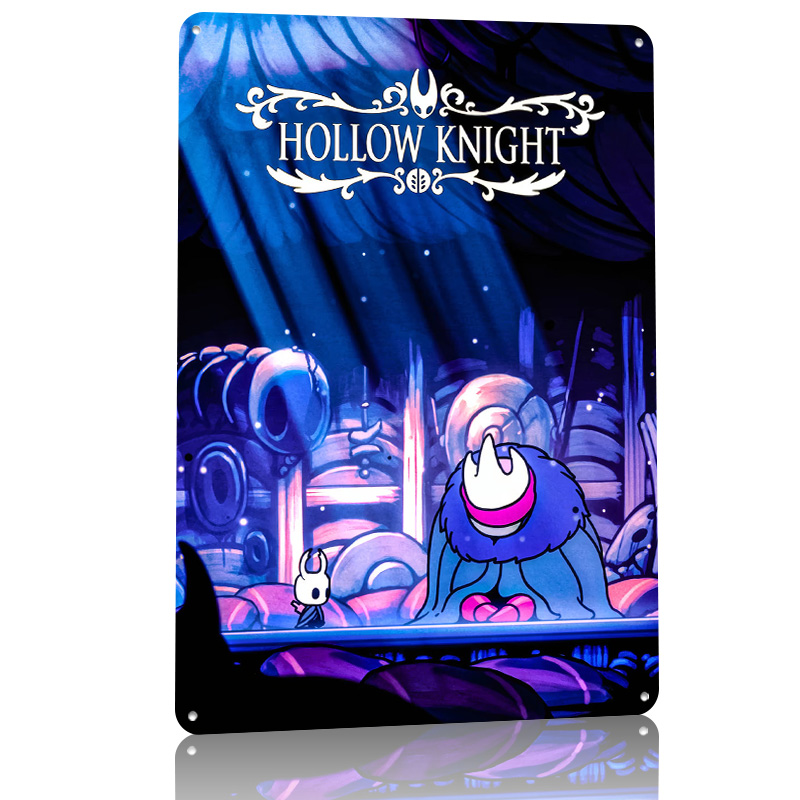 Hollow Knight Game Art Printed - đánh giá và giá Retro Knight Gaming