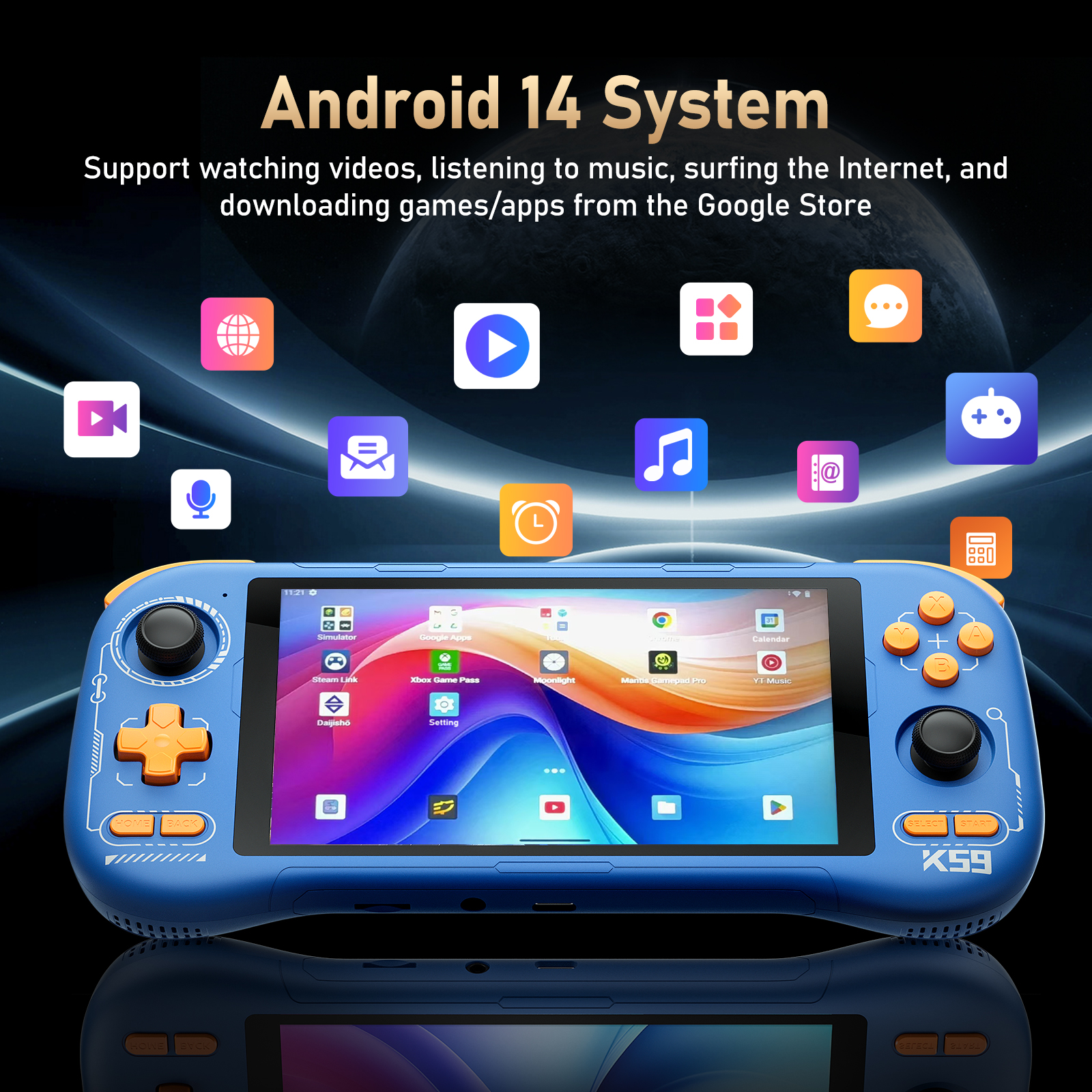 K59 Pro Android 14 Handheld Ga - đánh giá và giá Retro Gaming Hdmi