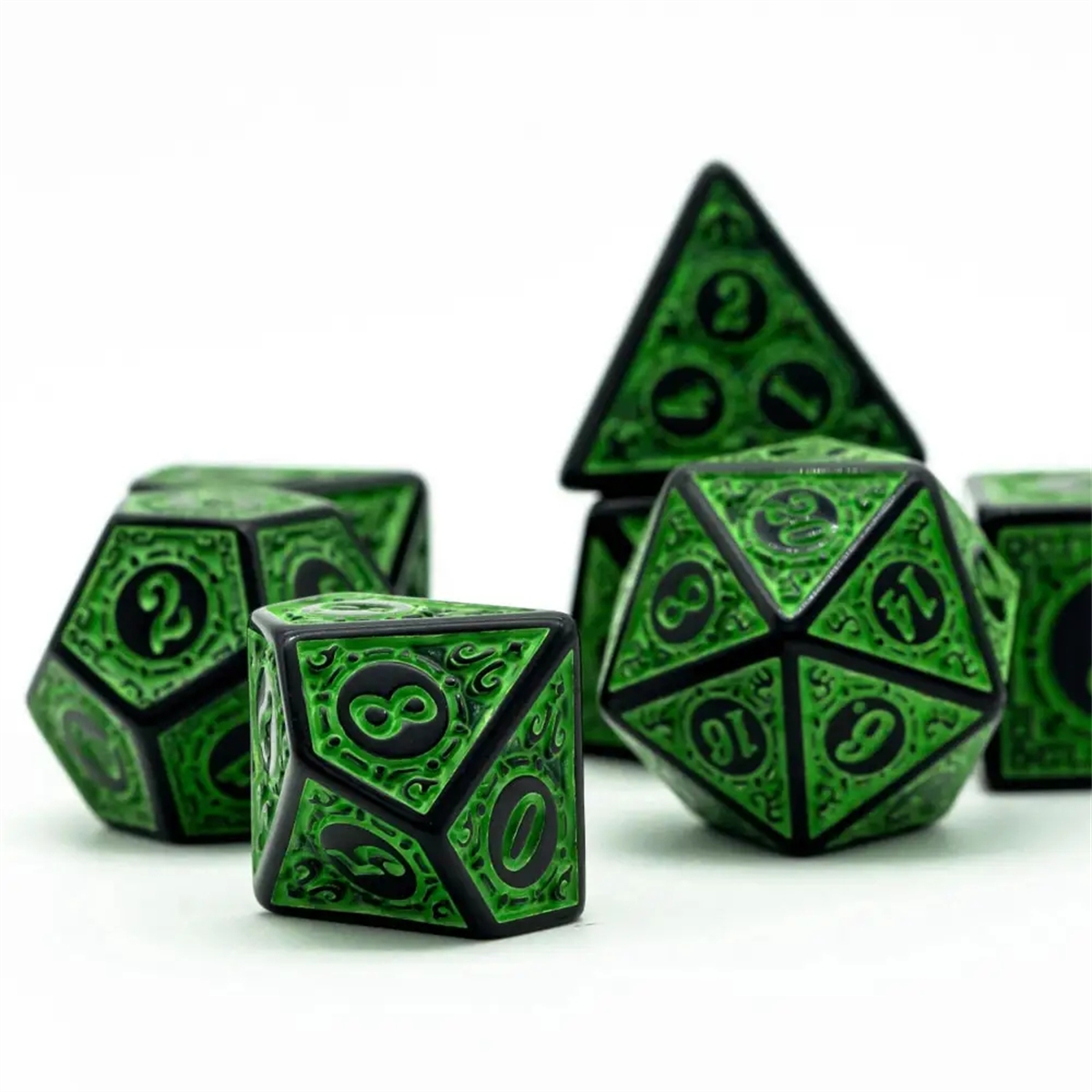 High Quality Plastic DND Dice  - đánh giá và giá Retro Gaming Fonts