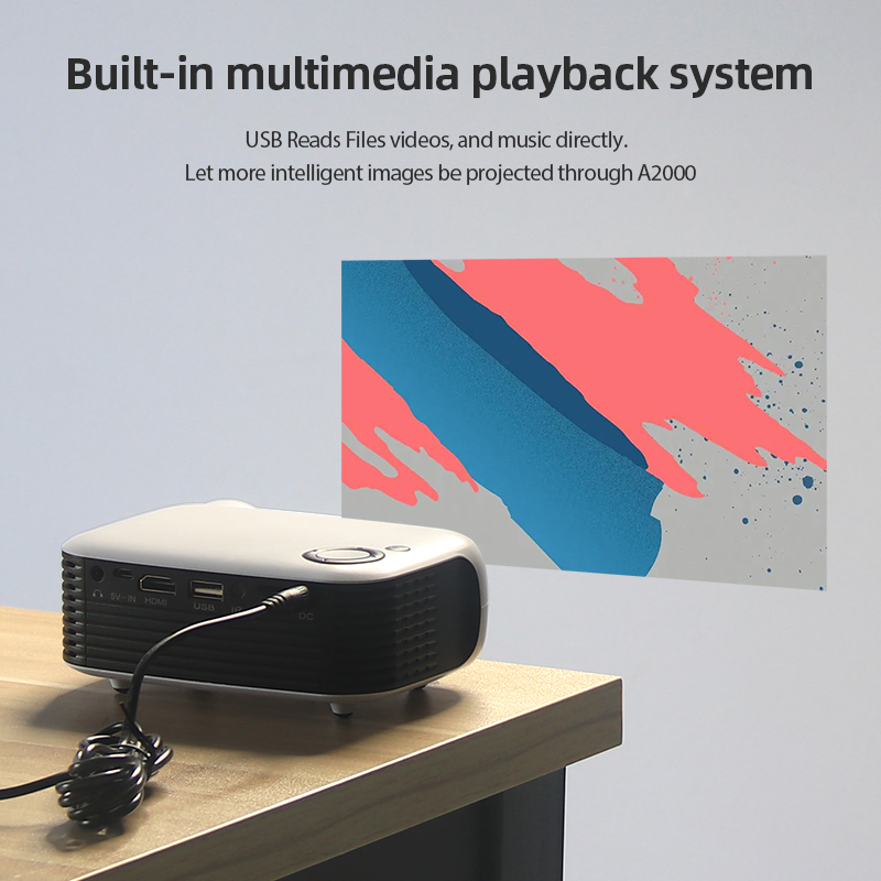 A2000 Mini Projector Portable  - đánh giá và giá Retro Gaming Projector