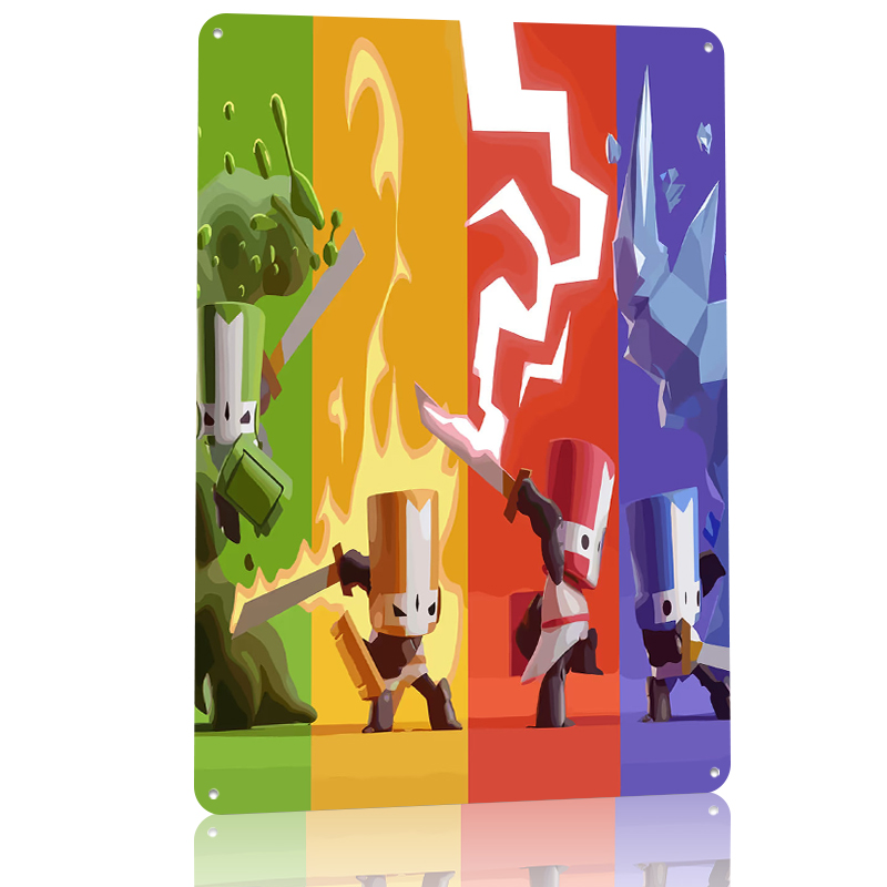 Castle Crashers Knights Elemen - đánh giá và giá Retro Knight Gaming
