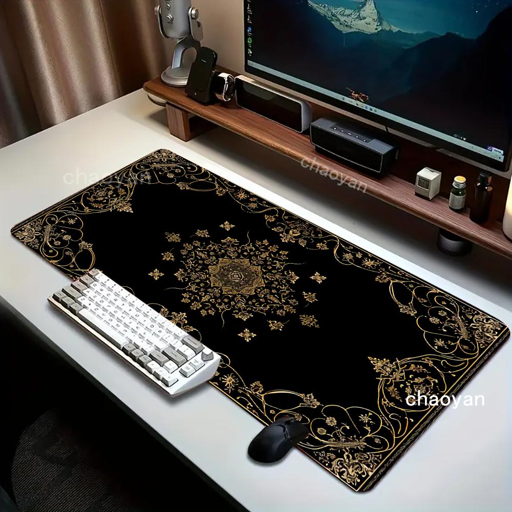 New black Persian Carpet Myste - đánh giá và giá Retro Gaming Rug