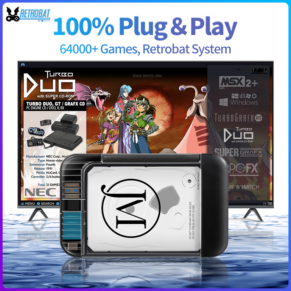 RETROBAT Portable 500G Gaming  - đánh giá và giá Retro Gaming Qss