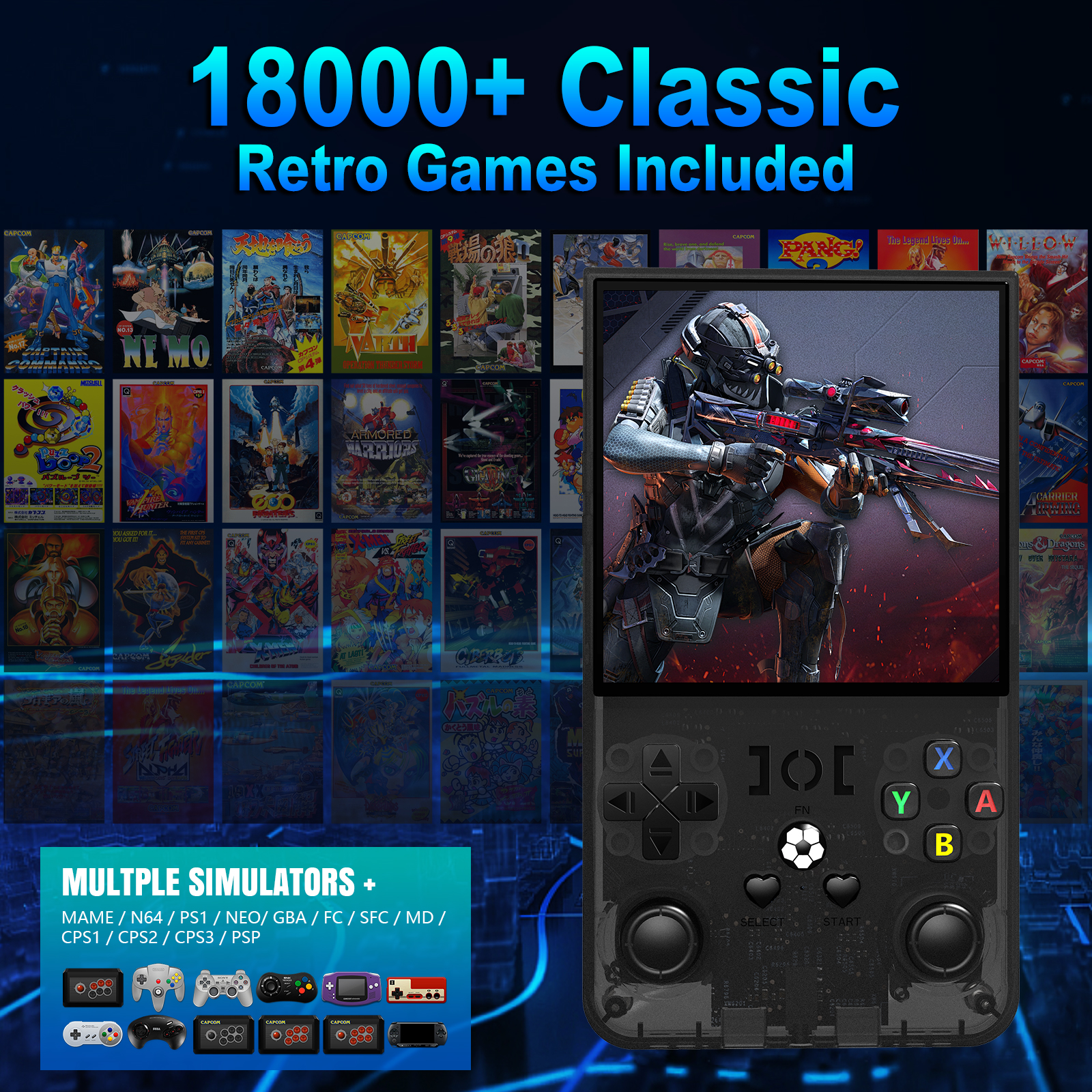 Open Source R36MAX Portable Vi - đánh giá và giá Retro Gaming Hdmi