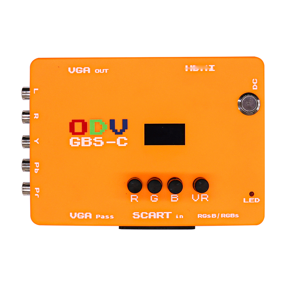 ODV-GBS-C Component/VGA/Scart  - đánh giá và giá Retro Gaming Qss