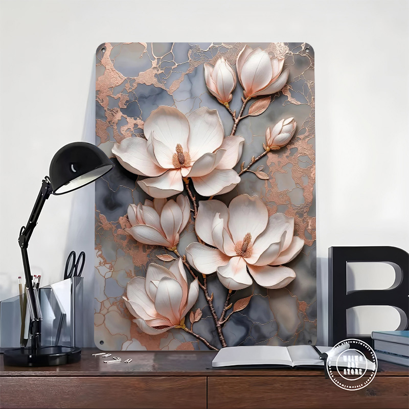 Magnolia Flowers With Marble B - đánh giá và giá Background Retro Gaming