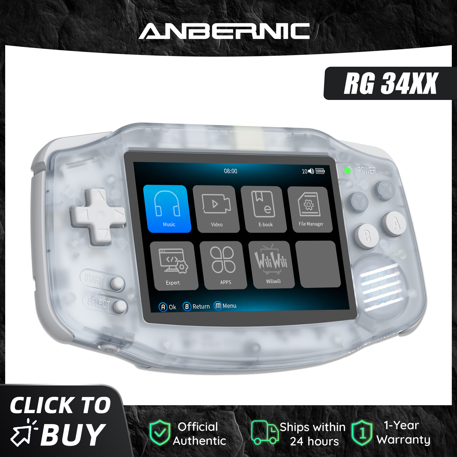 Anbernic NEW RG34XX Retro Game - đánh giá và giá Retro Gaming Tv Box