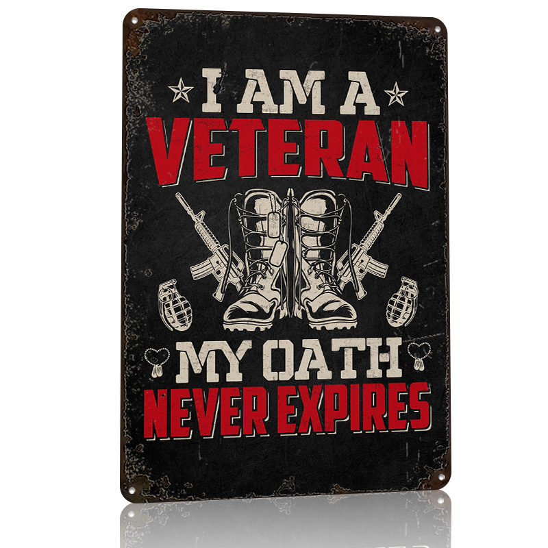 Veteran Military Quote Metal P - đánh giá và giá Retro Gaming At