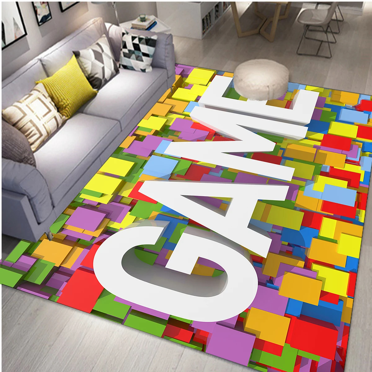 Gaming Area Rug for Kids Boy B - đánh giá và giá Retro Gaming Rug
