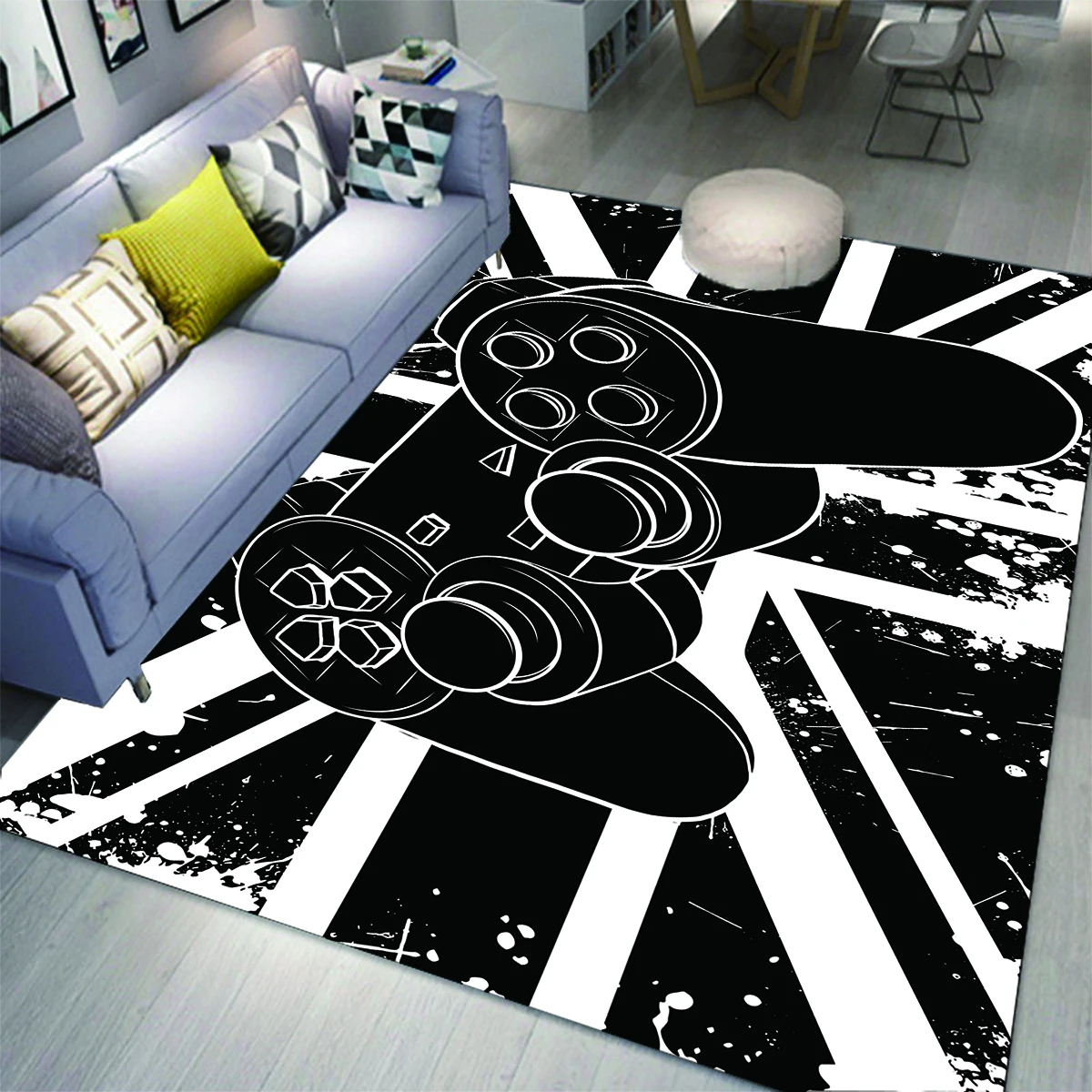 Gaming Area Rug for Kids Boy B - đánh giá và giá Retro Gaming Rug