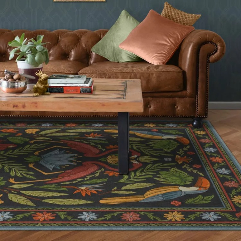 Living Room Carpet Bohemian St - đánh giá và giá Retro Gaming Rug