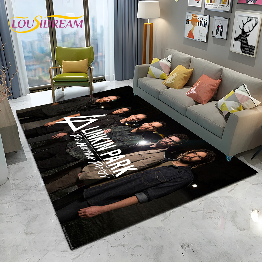 3D Retro Rock Band L-Linkin Pa - đánh giá và giá Retro Gaming Rug