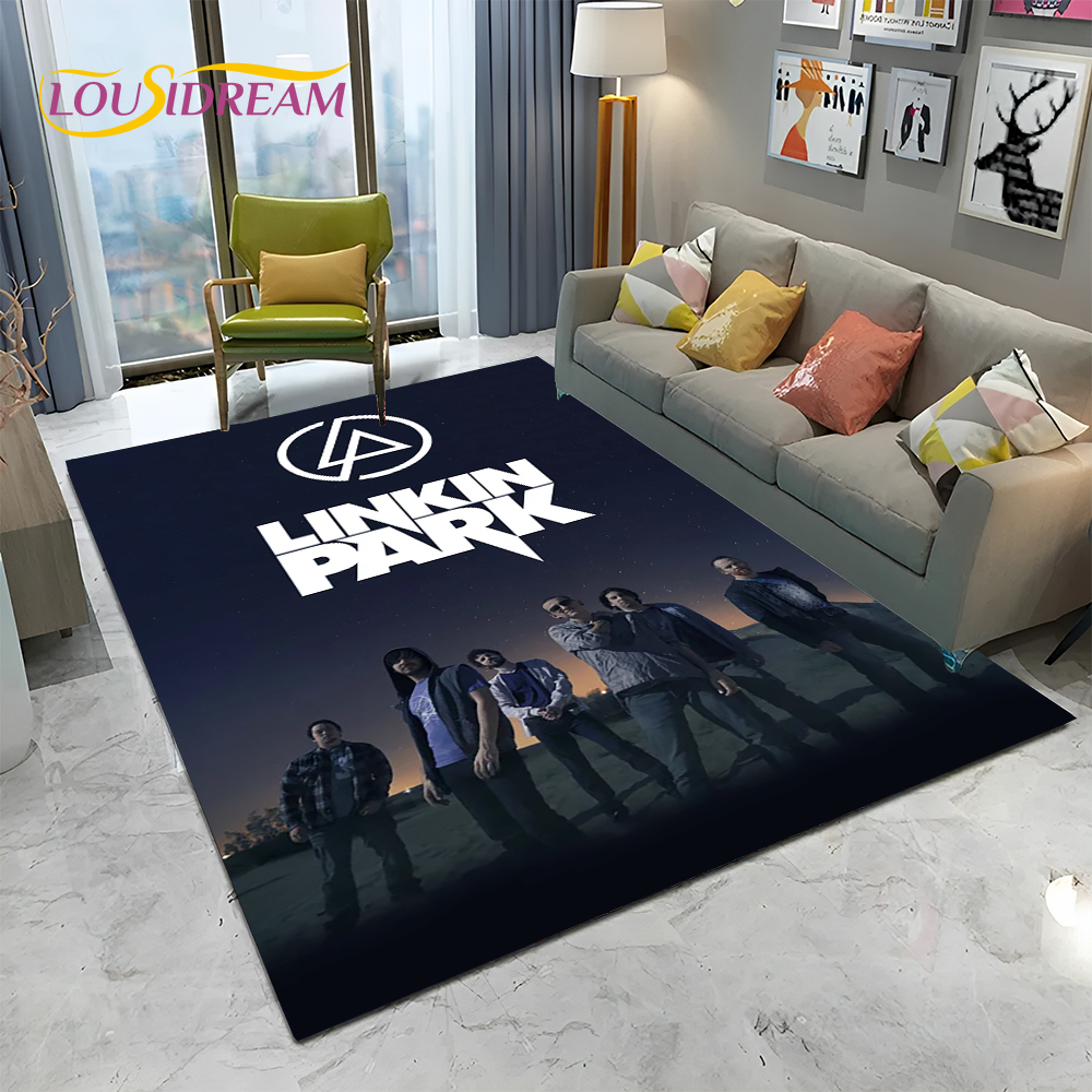 3D Retro Rock Band L-Linkin Pa - đánh giá và giá Retro Gaming Rug