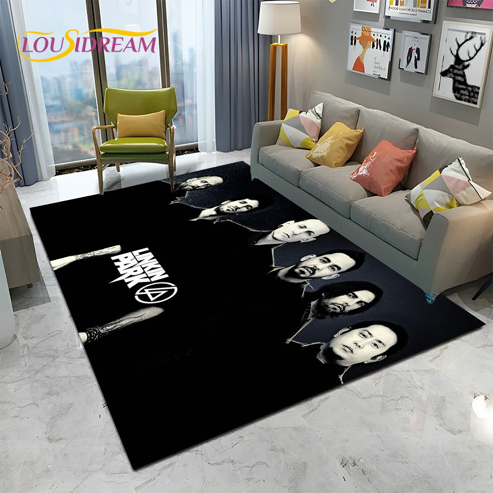 3D Retro Rock Band L-Linkin Pa - đánh giá và giá Retro Gaming Rug