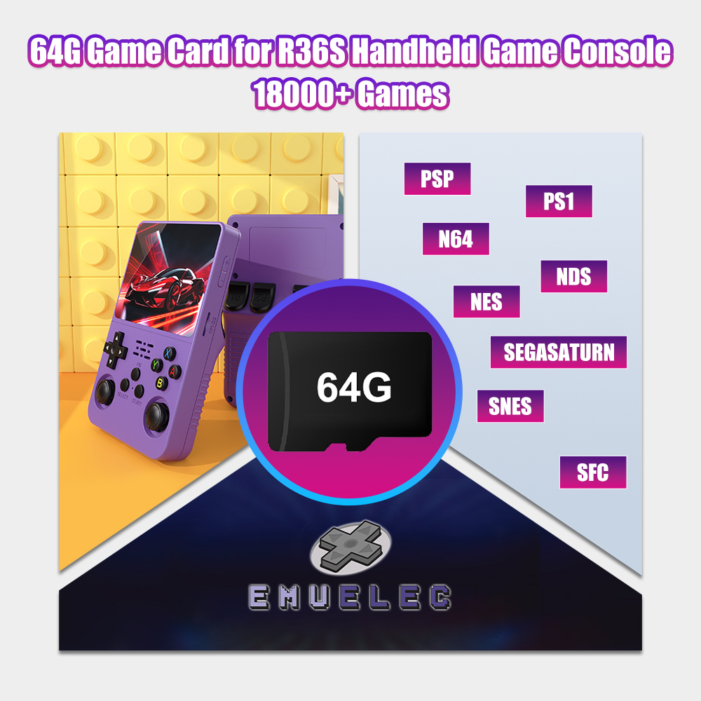 64G Game TF Card for R36S Vide - đánh giá và giá Retro Gaming Qss