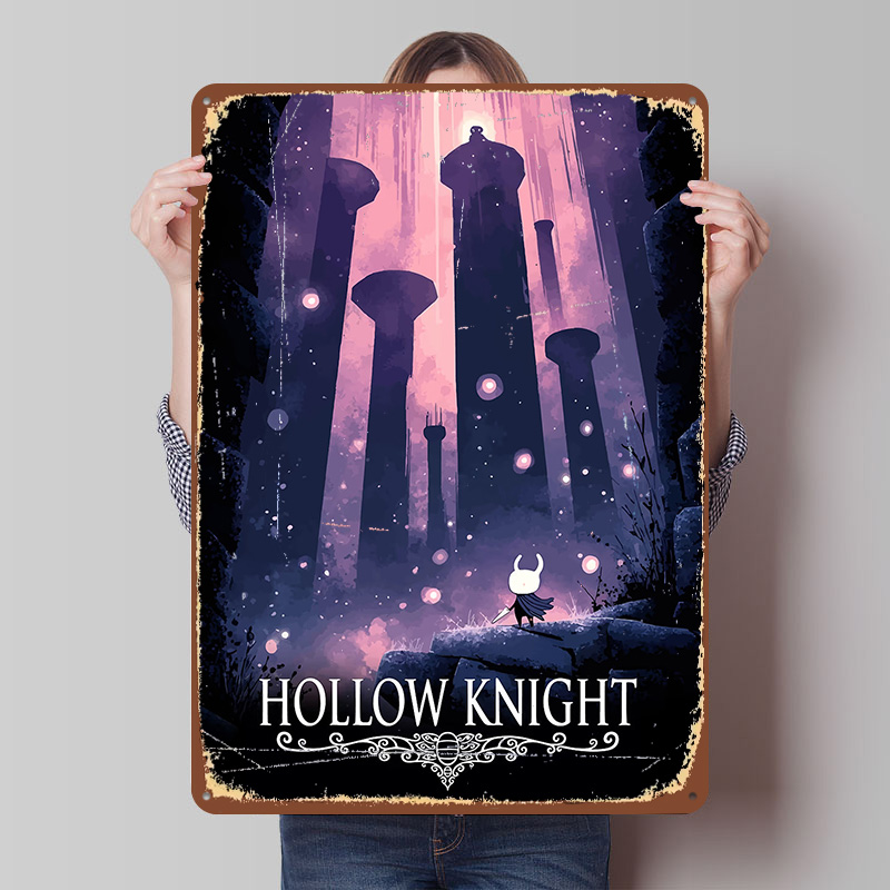 Hollow Knight Game Printed Pos - đánh giá và giá Retro Knight Gaming