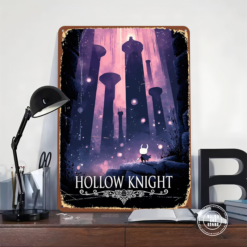 Hollow Knight Game Printed Pos - đánh giá và giá Retro Knight Gaming