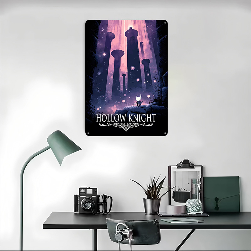 Hollow Knight Game Printed Pos - đánh giá và giá Retro Knight Gaming