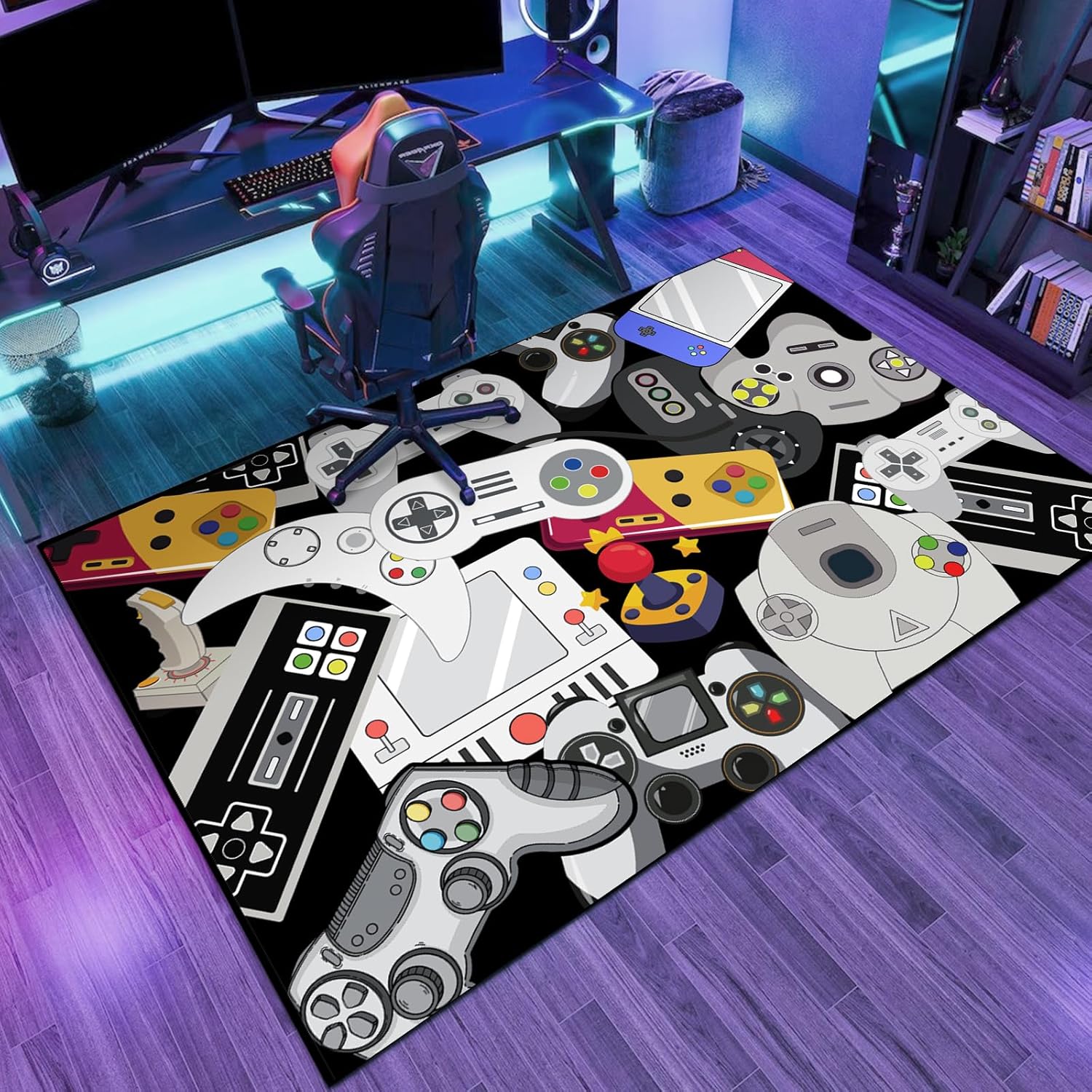 Retro Game Controller Print Ar - đánh giá và giá Retro Gaming Rug
