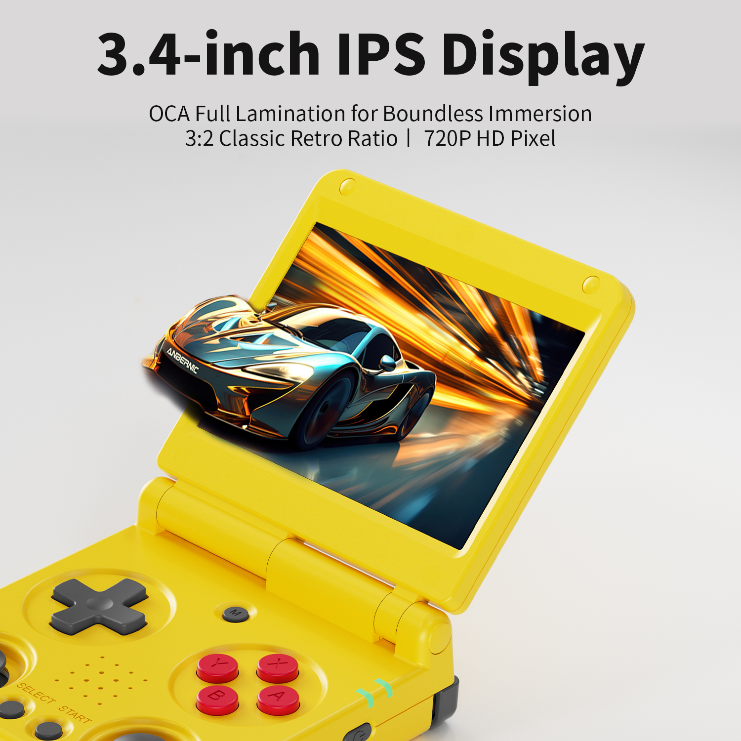 ANBERNIC RG34XXSP Flip Handhel - đánh giá và giá Retro Gaming Hdmi