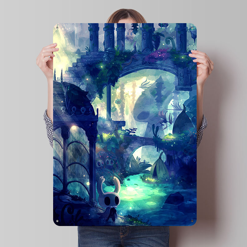 Hollow Knight Printed Poster C - đánh giá và giá Retro Knight Gaming