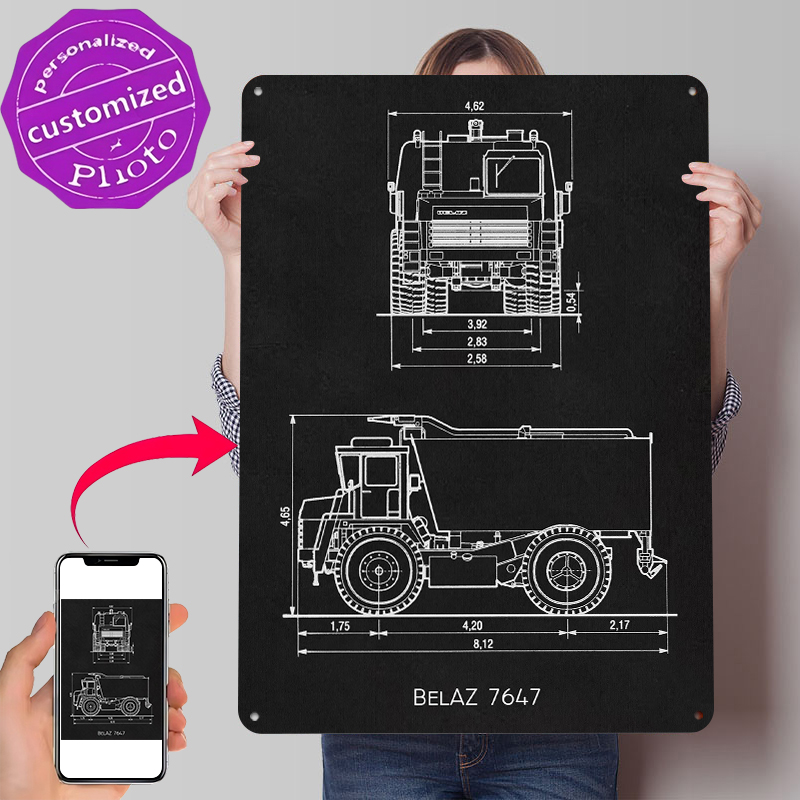 BelAZ 7647 Metal Poster Wall A - đánh giá và giá Retro Gaming At