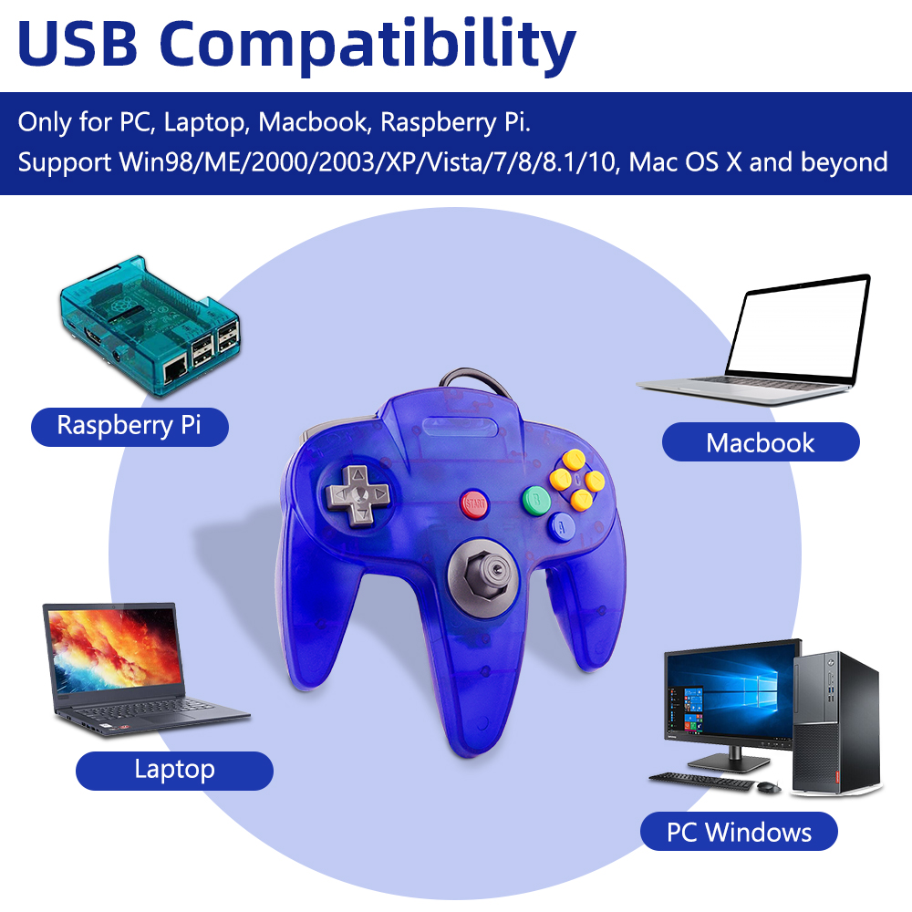N64 Controller Classic USB Wir - đánh giá và giá Retro Gaming Theme