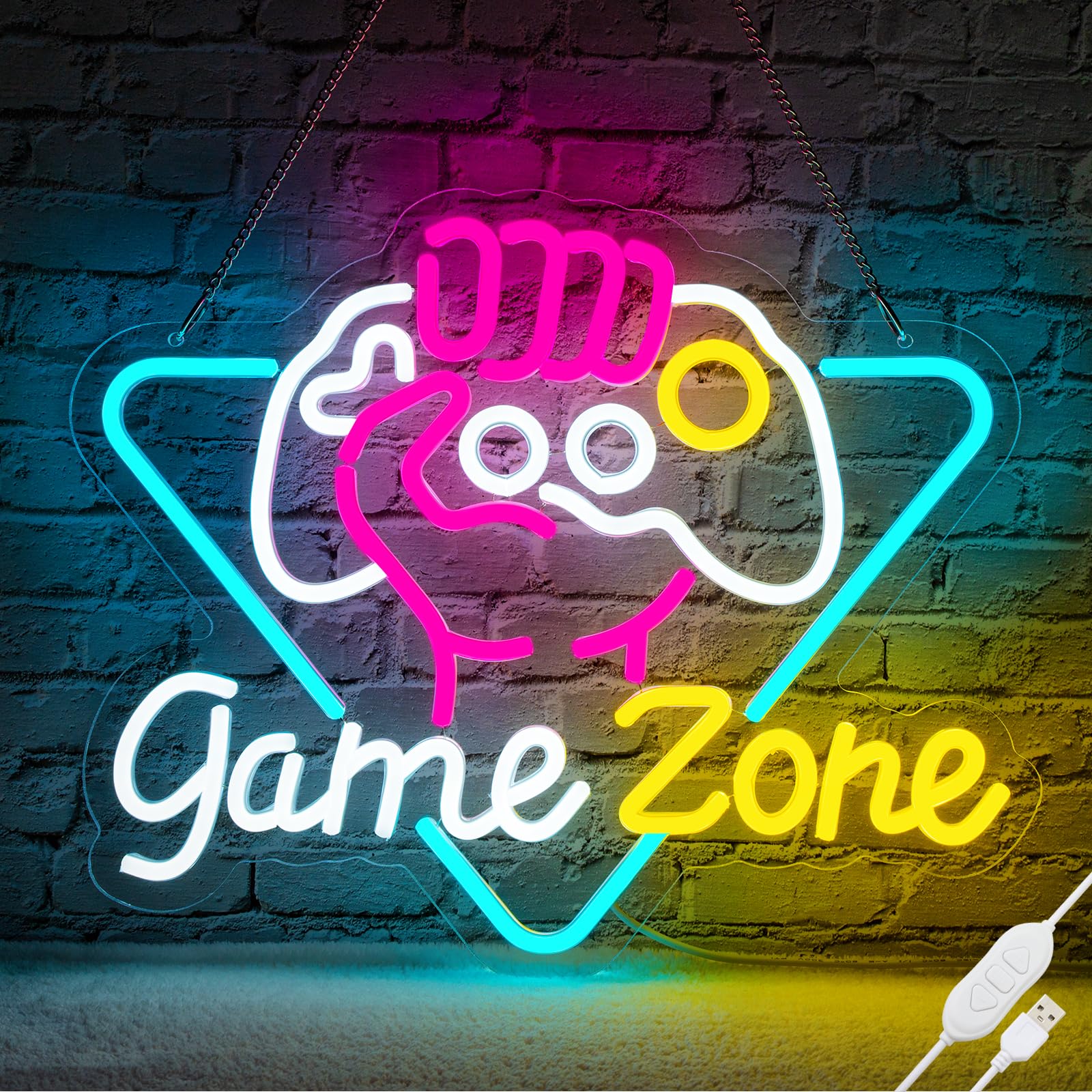 Game Zome Neon Sign LED Wall D - đánh giá và giá Retro Gaming Projector