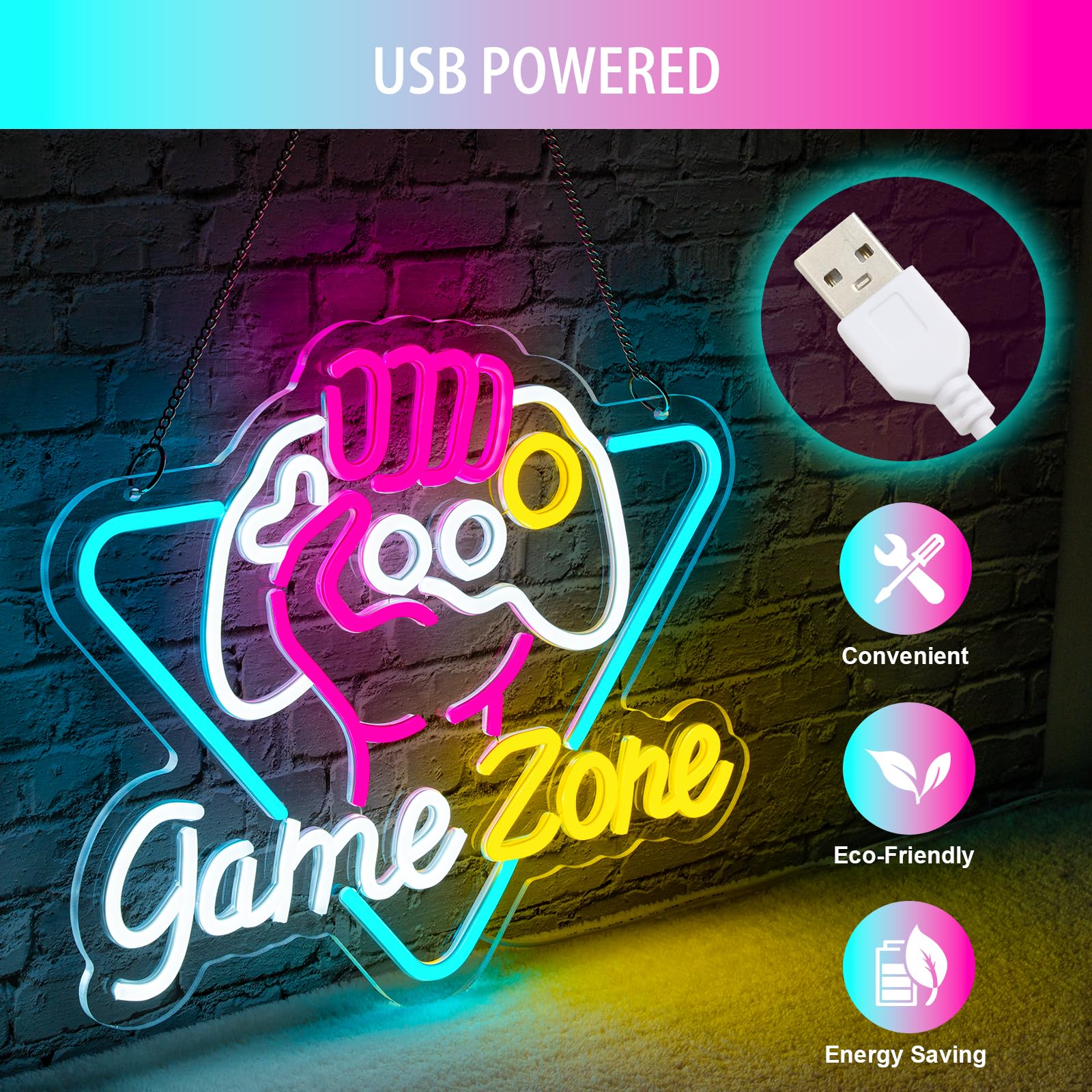 Game Zome Neon Sign LED Wall D - đánh giá và giá Retro Gaming Projector