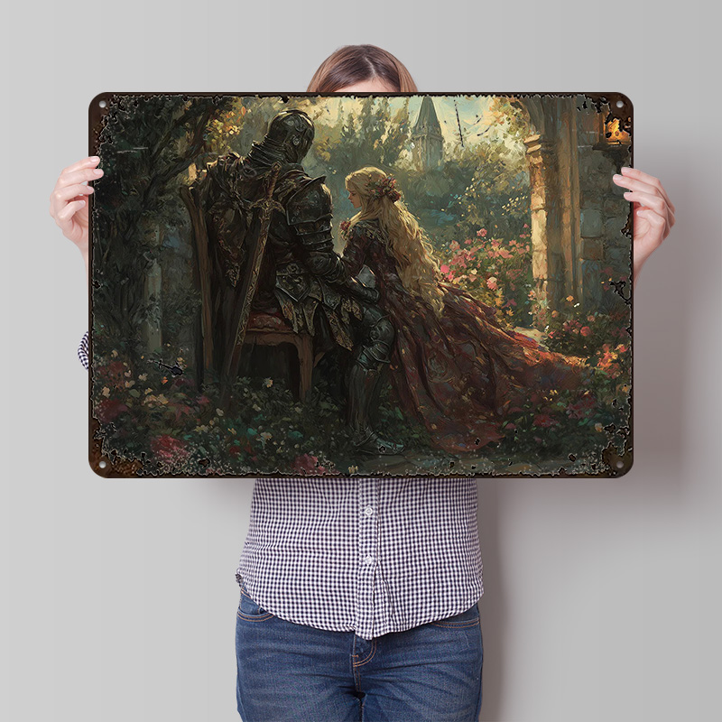 Knight and Damsel in a Garden  - đánh giá và giá Retro Knight Gaming