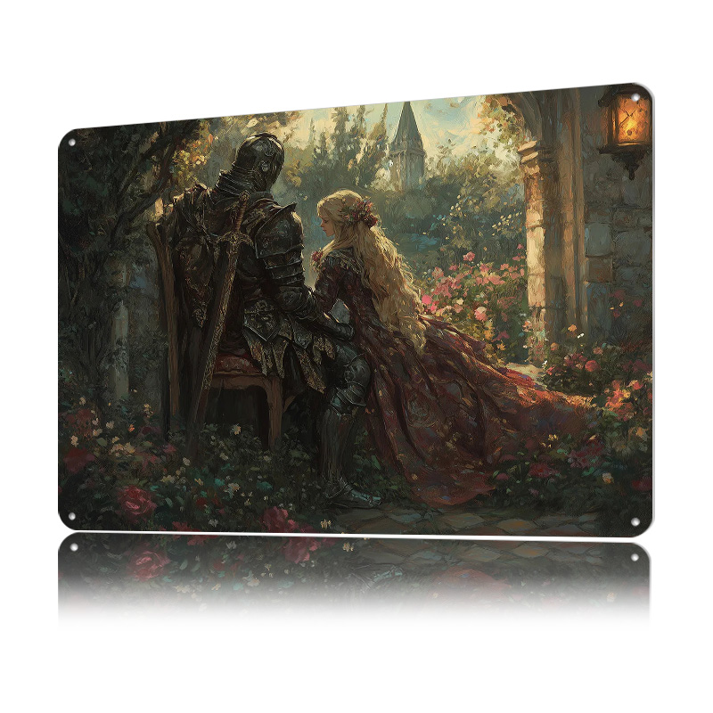Knight and Damsel in a Garden  - đánh giá và giá Retro Knight Gaming