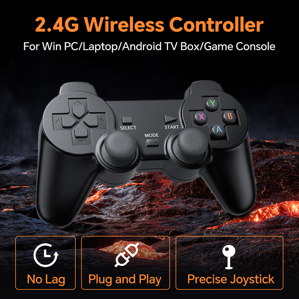 2.4G Wireless Controller Gamep - đánh giá và giá Retro Gaming Tv Box