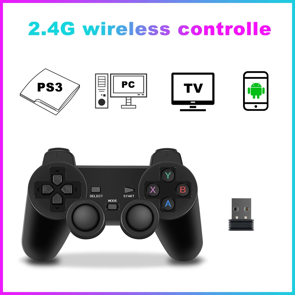 2.4G Wireless Controller Gamep - đánh giá và giá Retro Gaming Tv Box