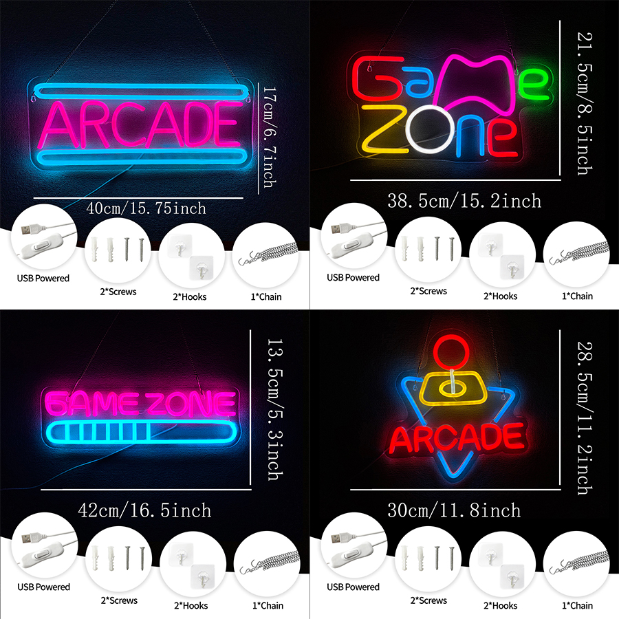 Game Zone Led Neon Sign, Game  - đánh giá và giá Retro Gaming Projector