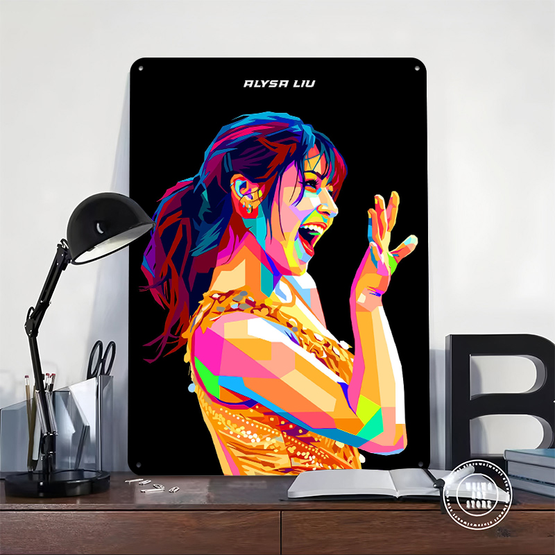 Alysa Liu Smile Metal Poster W - đánh giá và giá Retro Gaming At