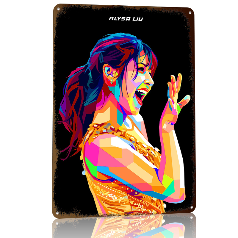 Alysa Liu Smile Metal Poster W - đánh giá và giá Retro Gaming At