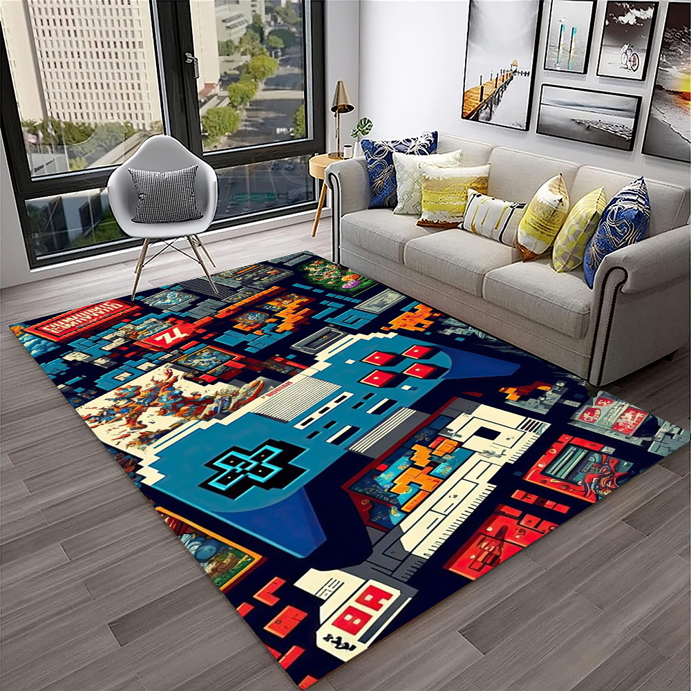 Retro Video Game Console Desig - đánh giá và giá Retro Gaming Rug